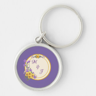 Porte-clés Collection Jardin de Printemps Crème