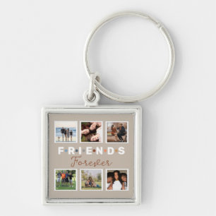 Porte-clés Collection photo moderne Beige Friends Forever