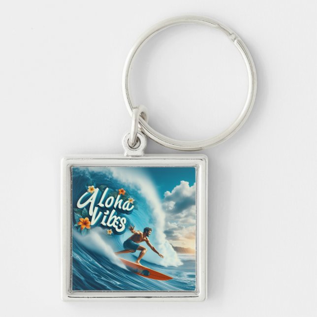 Porte-clés Collection Vagues & Envie de Voyager (Devant)