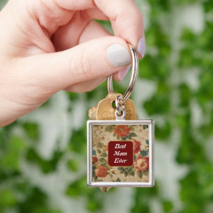 Porte-clés Collection Vintage d'aquarelle florale tendance