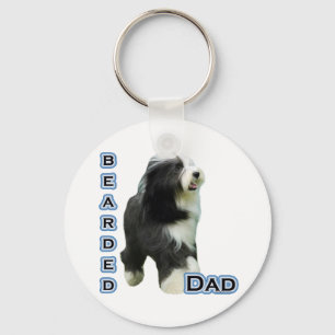 Porte-clés Collie barrée Papa 4 - Porte - clé