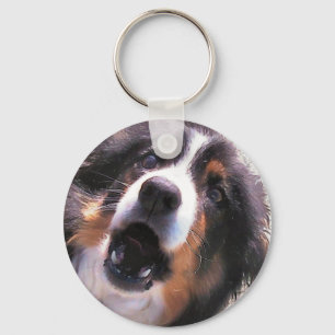 PORTE-CLÉS COLLIE FRONTALIÈRE