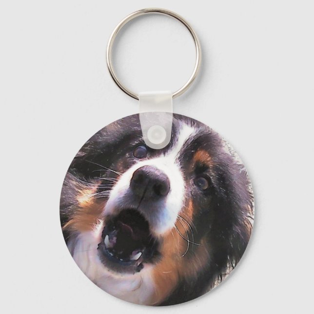 PORTE-CLÉS COLLIE FRONTALIÈRE (Recto)