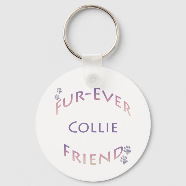 Porte-clés Collie Furever (Recto)