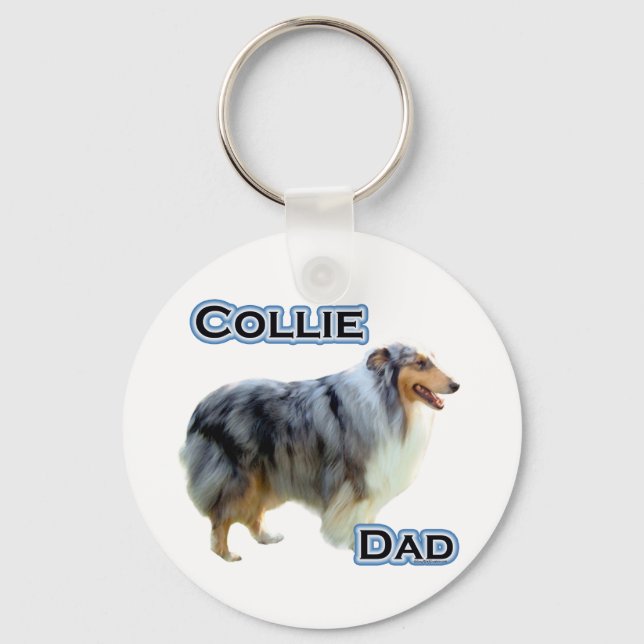 Porte-clés Collie Papa 4 - Porte - clé (Recto)