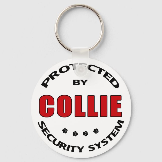 Porte-clés Collie Security (Recto)