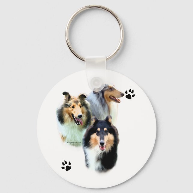 Porte-clés Collie Trio - Porte - clé (Recto)