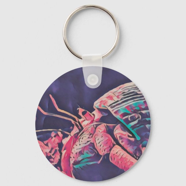 Porte-clés Collier de Crabe Solitaire (Recto)