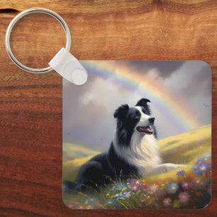 Porte-clés Collier frontalier Nom personnalisé Rainbow Bridge