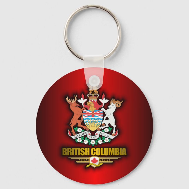Porte-clés Colombie-Britannique (Recto)