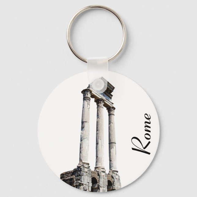 Porte-clés Colonnes de pierre anciennes (Recto)