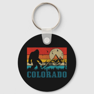 Porte-clés Colorado Bigfoot Vintage Montagnes Rocheuses Rando