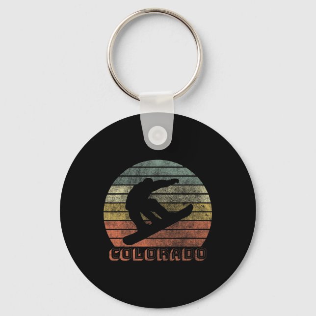 Porte-clés Colorado Snowboard hiver (Recto)