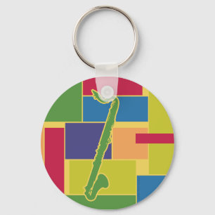 Porte-clés Colorblocks Clarinette basse