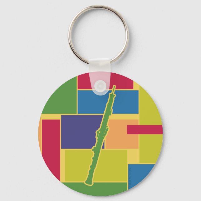 Porte-clés Colorblocks Hautbois (Recto)