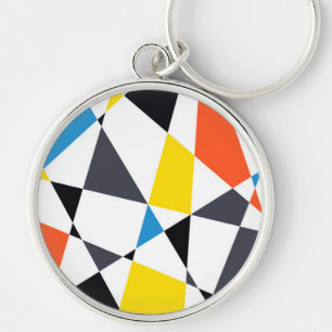 Porte-clés Coloré, cool, tendance, formes géométriques modern