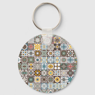 Porte-clés Colored Moroccan tile