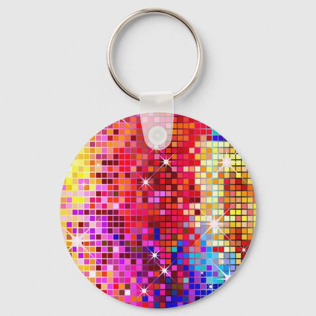 Porte-clés Colorful Bling Pattern (Recto)