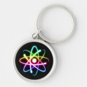 Porte-clés Colorful Glowing Atom
