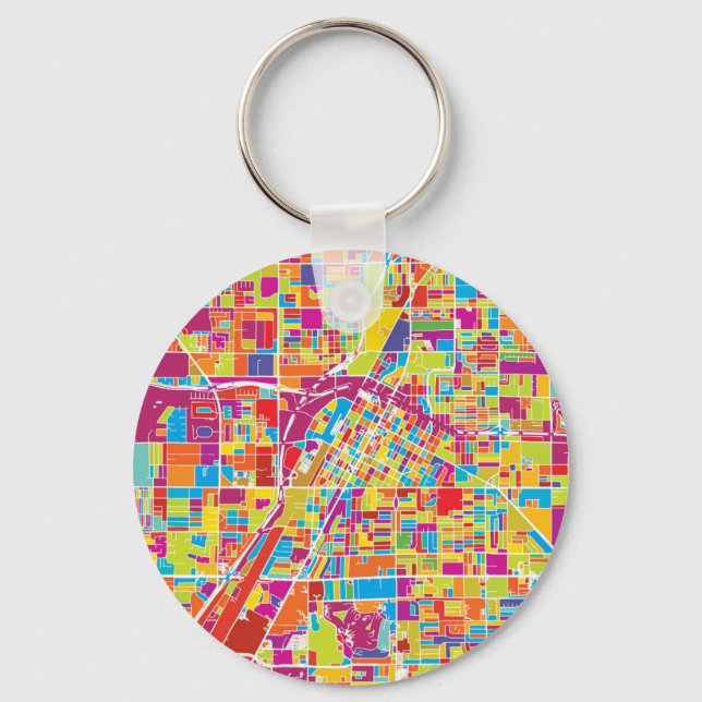 Porte-clés Colorful Las Vegas, Nevada (Recto)