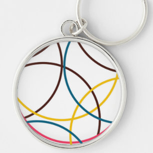 Porte-clés Colorful, simple modern cool, urban trendy circles