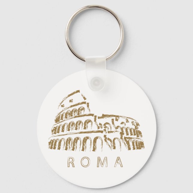 Porte-clés Colosseum Rome Keychain (Recto)