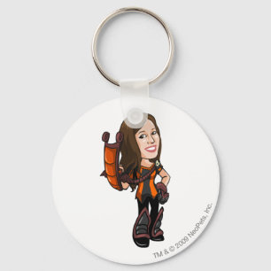 Porte-clés Comastar a hanté le joueur de personnel en bois