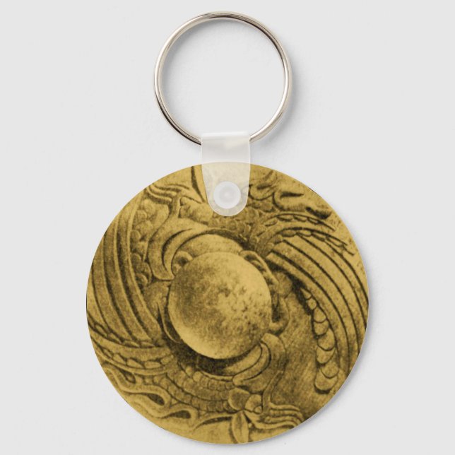 PORTE-CLÉS COMBAT DE GRYPHONS (Recto)