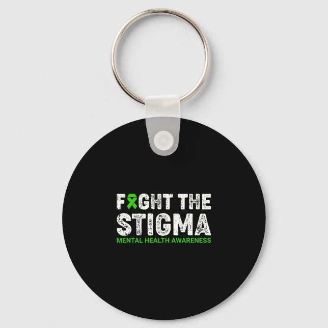 Porte-clés Combattre la stigmatisation guerrier de la sensibi (Recto)
