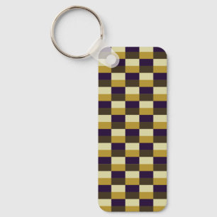 Porte-clés Combinaison de couleur brun doré