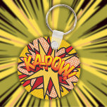 Porte-clés Comic Book Pop Art KA-POW<br><div class="desc">You will never lose your keys again (possibly)! Personalise,  customise,  make it your own the Comic Book Pop Art way! Designed by ComicBookPop© at www.zazzle.com/comicbookpop*</div>