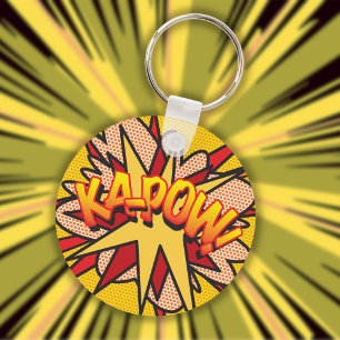 Porte-clés Comic Book Pop Art KA-POW