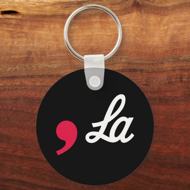 Porte-clés Comma La Funny Ponctuation Kamala Harris (Recto)