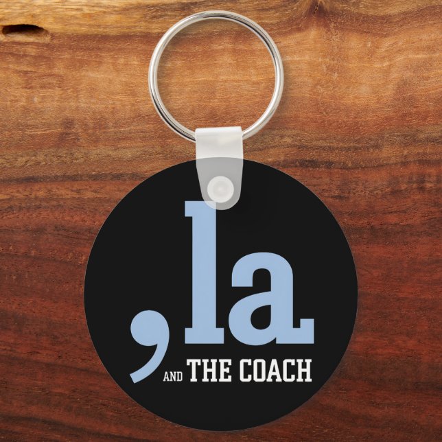 Porte-clés Comma La Kamala Harris Tim Walz Coach 2024 (Recto)