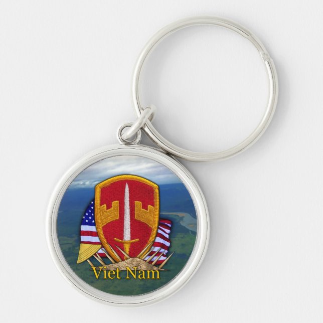 Porte-clés Commandement de l'aide militaire Vietnam MACV (Devant)