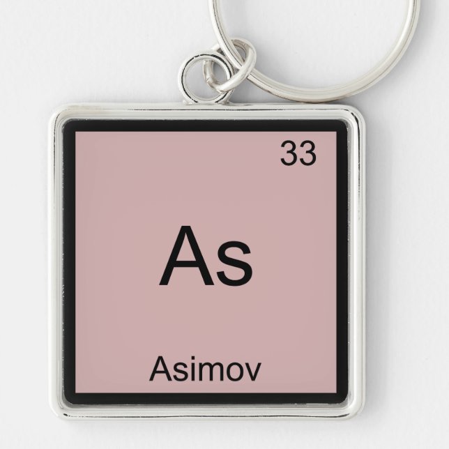 Porte-clés Comme - Asimov Drôle Tee de symbole d'élément de c (Devant)