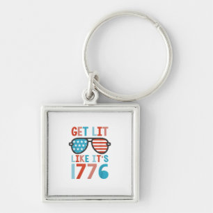 Porte-clés Comme c'est 1776 Funny 4 juillet Party 4 juillet T
