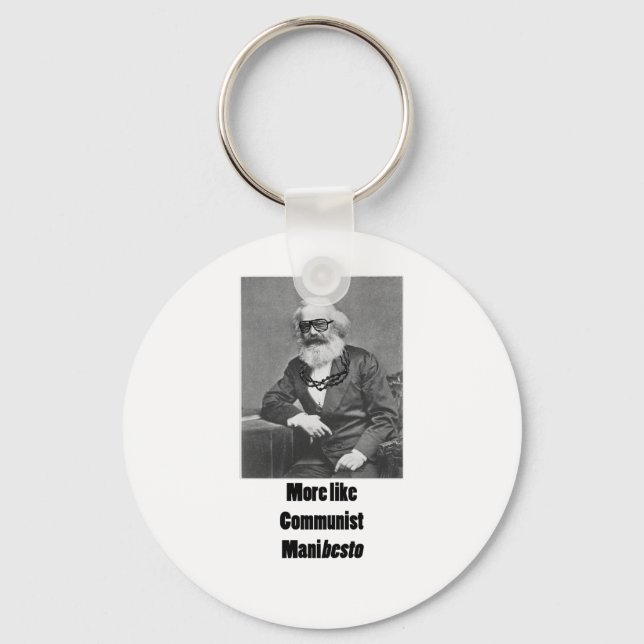 Porte-clés Comme ManiBESTO ! (Recto)