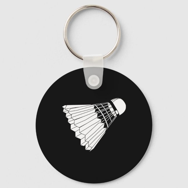 Porte-clés Comme Volant de badminton Birdie (Recto)
