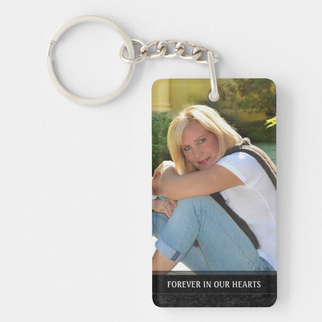 Porte-clés Commémoratif - dos de scène d'arbre - manqué (Devant)