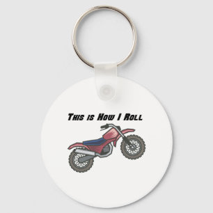 Porte-clés Comment je roule (moto cross)