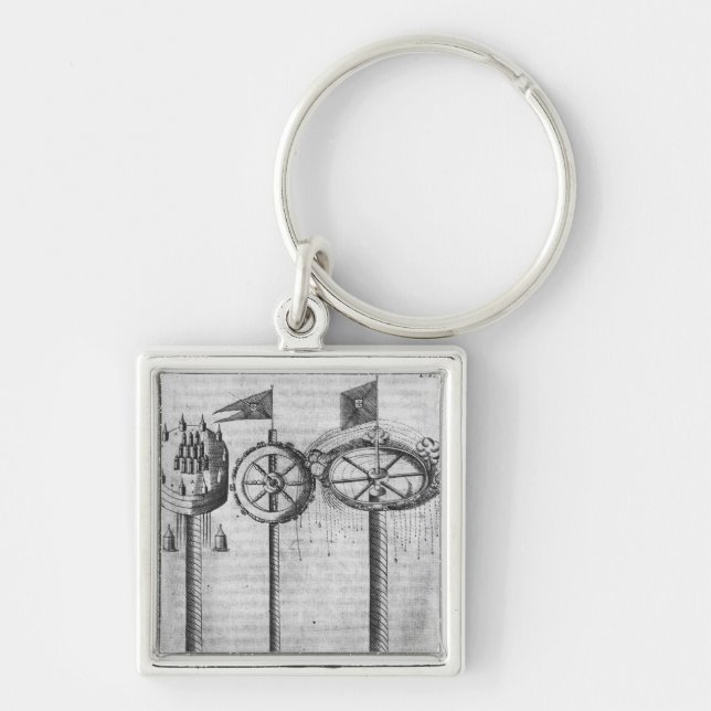 Porte-clés Comment mettre le feu à un salut royal (Devant)