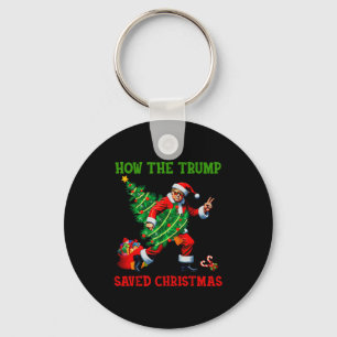 Porte-clés Comment Trump a sauvé Noël Drôle Trump Noël