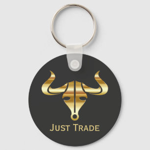 Porte-clés Commerce Gold Bull Just