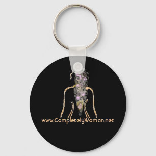Porte-clés Complètement porte - clé de logo de femme