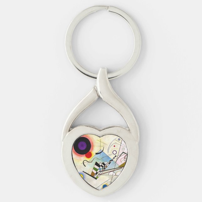 Porte-clés Composition 8 de Kandinsky (Devant)