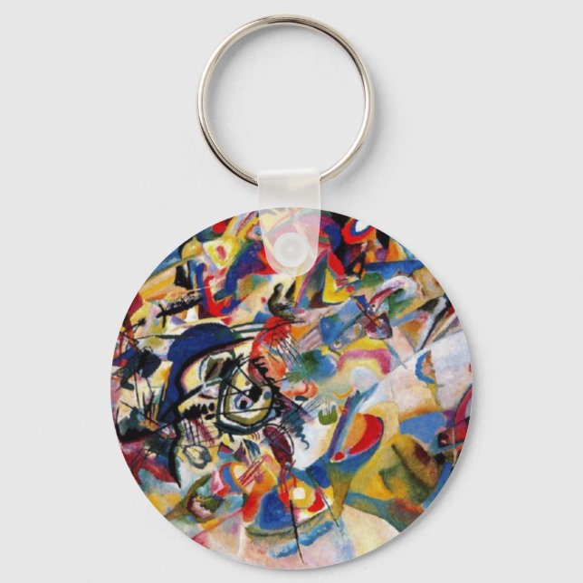 Porte-clés Composition VII de Kandinsky (Recto)