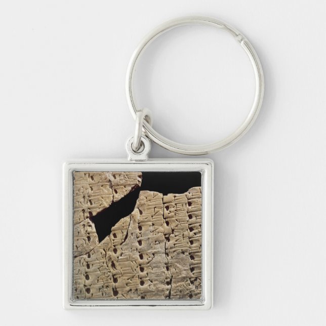 Porte-clés Comprimé avec le manuscrit cunéiforme, d'Uruk (Devant)