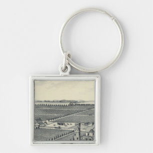 Porte-clés Comté de Caledonia Vineyard, Fresno