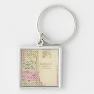 Porte-clés Comté de Dodge, Nebraska